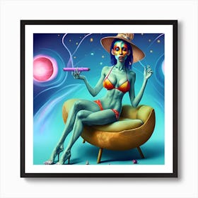 Sexy Ai Art Print