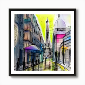 Paris Street Art Print