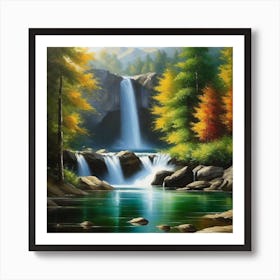 Waterfall 43 Art Print