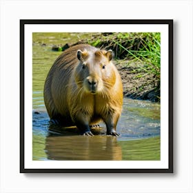 Capybara 2 Art Print