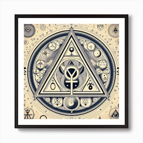 Occult Symbol Art Print