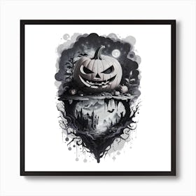 Halloween Jack O Lantern Art Print