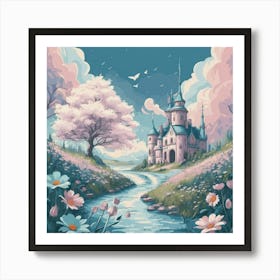 Castle In The Countryside Art Print