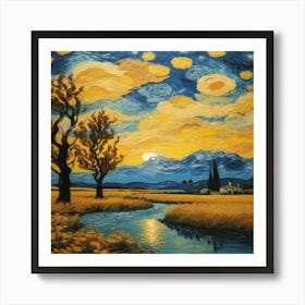 Starry Night 1 Art Print