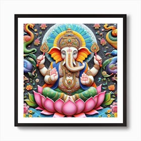 Ganesha 49 Art Print