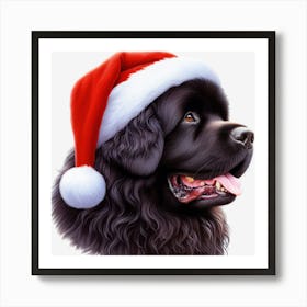 Newfoundland Dog Art Print