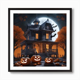 Haunted House 12 Art Print