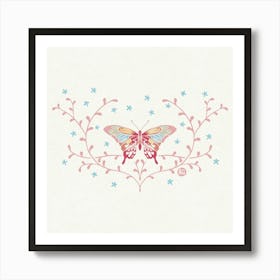 Graceful Flutter -Ruby Whisper- Art Print