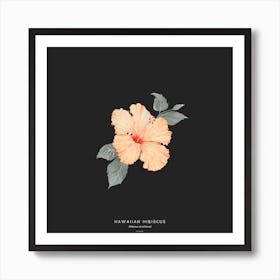 Hawaiian Hibiscus Square Art Print