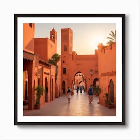 Marrakech, Morocco Art Print