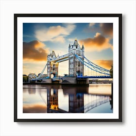 Tower Bridge in London 1 Art Print