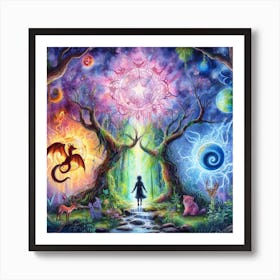 Ethereal Forest 1 Art Print