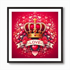 Love And Crown Art Print