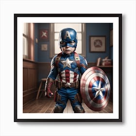 Captain America Art Print