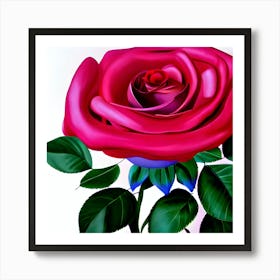 Pink Rose 3 Art Print