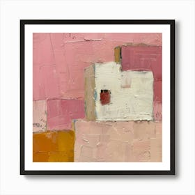 Pink House 13 Art Print