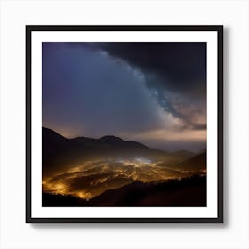 Stormy Night Art Print