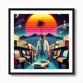 Back To The Future Art Print