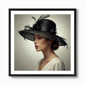 Elegant woman 8 Art Print