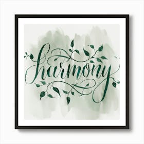 Harmony 4 Art Print