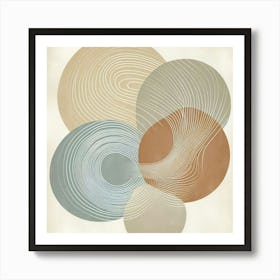 Simple abstract 1 Art Print