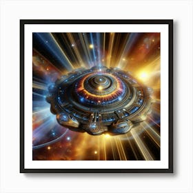 Spaceship 18 Art Print