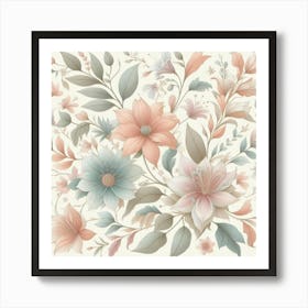 Floral Pattern 4 Art Print