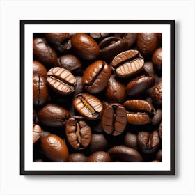 Coffee Beans Background 1 Art Print