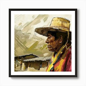 Peruvian Man Art Print