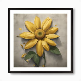 Yellow Sunflower Art Print