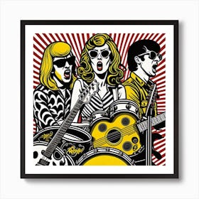 Rockers Art Print