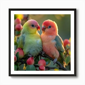 Lovebirds 7 Art Print