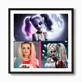 Harley Quinn Art Print