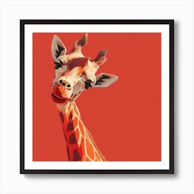 Giraffe Canvas Art Art Print