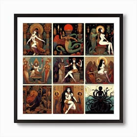 Egyptian Goddesses Art Print