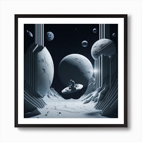 Leonardo Diffusion Line Themes Of Space 0 Poster