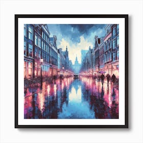 Europe in the Rain Art Print