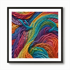 1000013741 Knead the thread Art Print