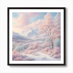Glistening Frost Art Print