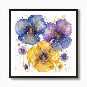 Pansies 8 Art Print