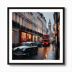 London Street Scene 2 Art Print