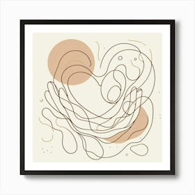 Heart Of Love 2 Art Print