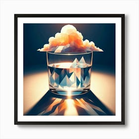 Cloud In A Glass 1 Art Print