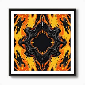 Flames 1 Art Print