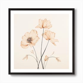 Poppy Flowers 3 Art Print