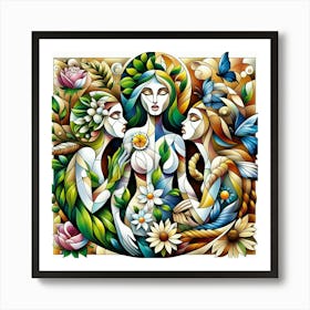 Goddesses Art Print