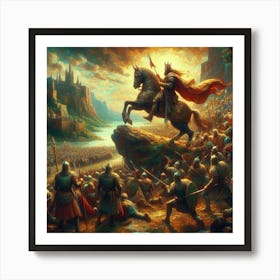 Battle Of Kings Art Print