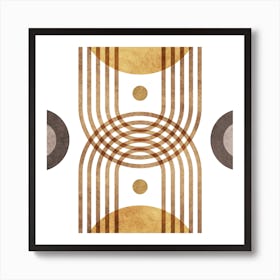 Symmetrica Square Art Print