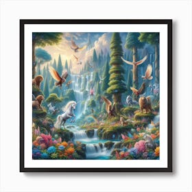 Fairytale Forest 2 Art Print