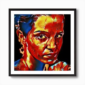 Portrait Of A Woman 5 Art Print